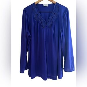 Vanity Fair | Purple Pajama Top